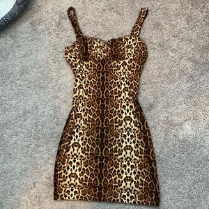 shein cheetah dress